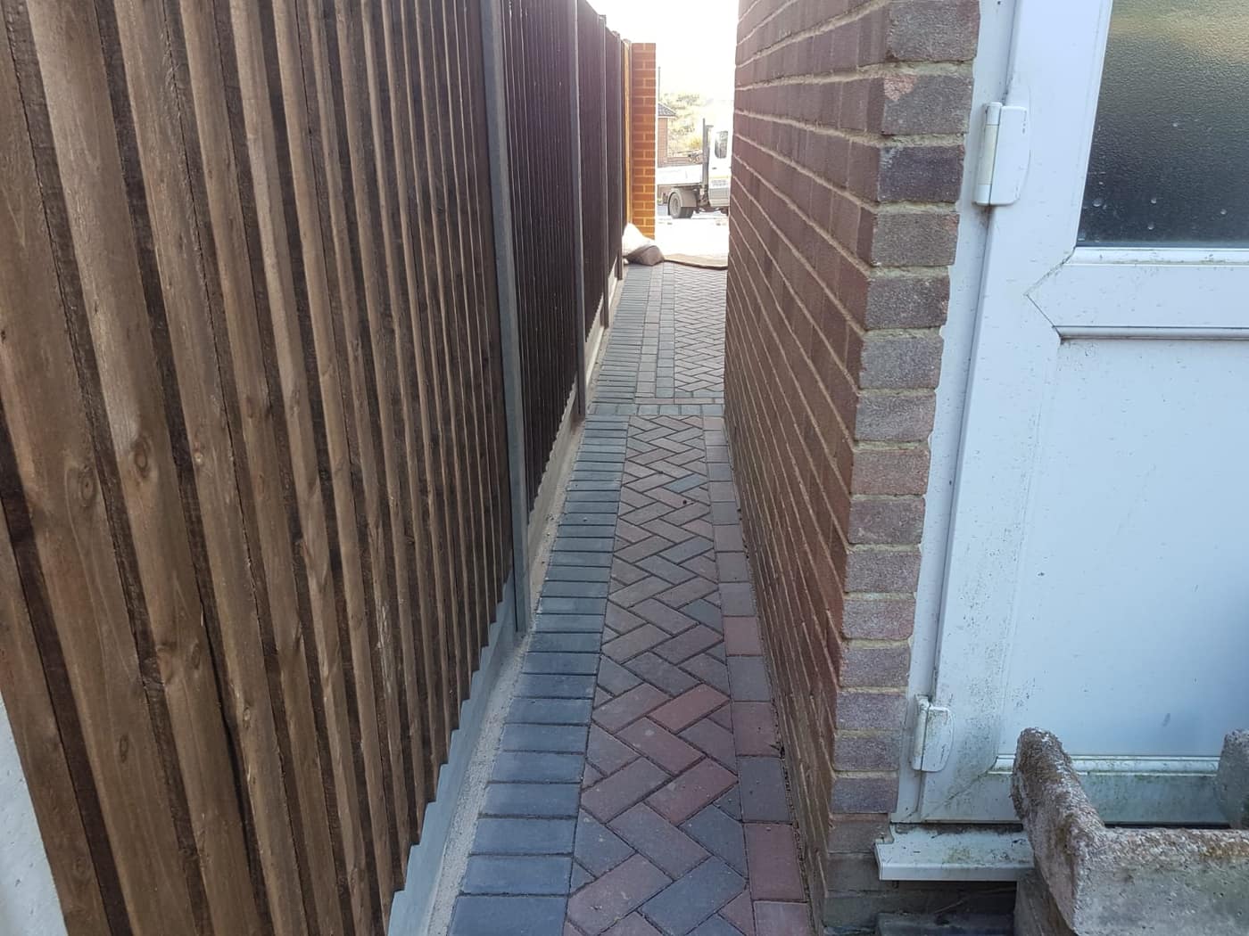 Block paved driveway laid by South East Groundworks