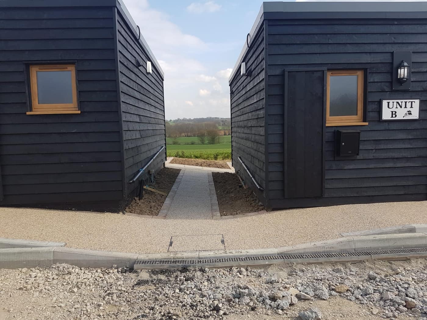 Commercial resin bound path to business units